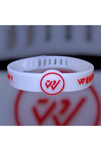 PurpleJam Russell Westbrook White Adjustable Basketball Bracelet