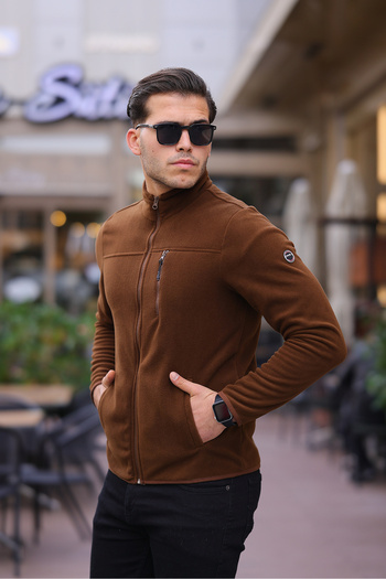 northerner Men's Zippered Fleece Winter Fleece Anti-Pilling
