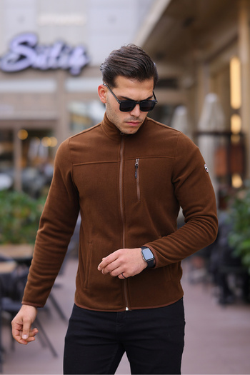 northerner Men's Zippered Fleece Winter Fleece Anti-Pilling