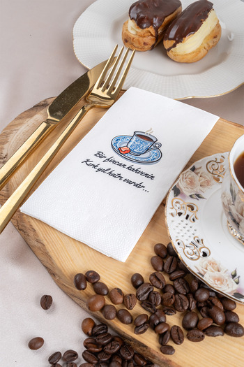 Rima Tasarım Turkish Coffee Side Presentation Napkin 20pcs