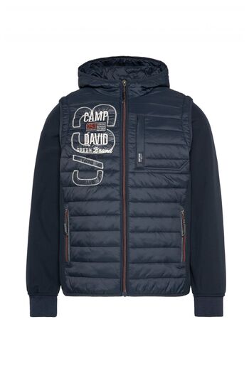 Camp David Jacke halb Stepp- und Softshelljacke