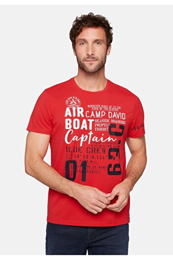 Camp David T-Shirt ALASKA BUZ TURU Kurzarmshirt