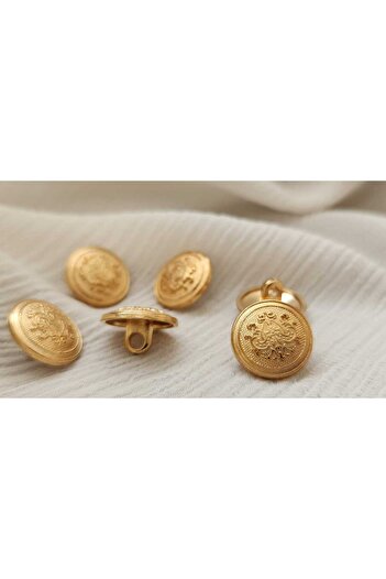 HAVA AKAN SAKARYA 6-Piece Gold Patterned BUTTON
