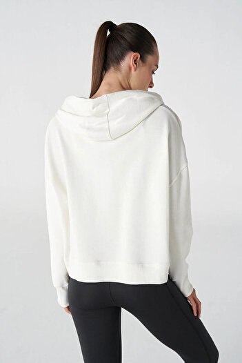 hummel Γυναικείο φούτερ σε λευκό χρώμα 921833 -9003 Hmlterry Hoodie
