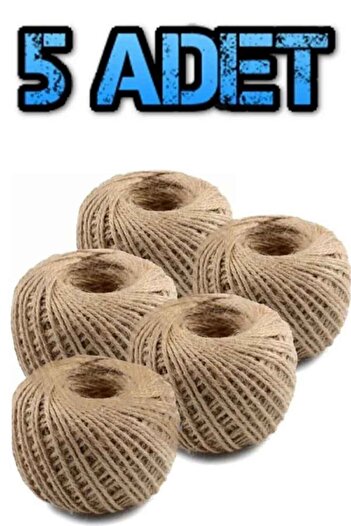 zanfagroup 5 Pieces of Jute Floss Straw - 100 Meters