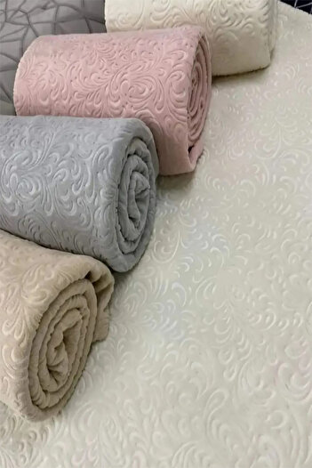 evim concept Emboss Blanket, Double Blanket, 220x240, Plush Blanket, Soft Blanket,