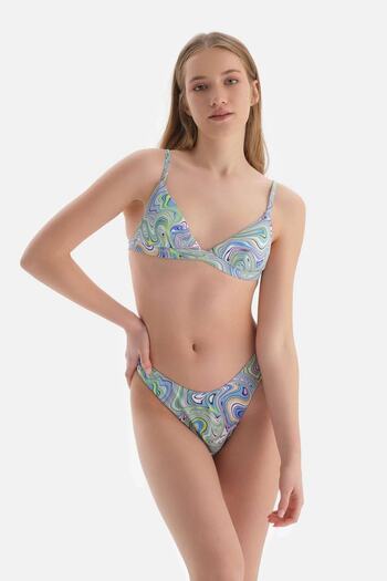 Dagi Lilac Green Brazilian Bikini Bottom