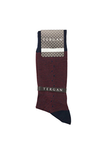 Tergan Ανδρικές κάλτσες Navy Blue Mercerized - E23I1CR20254-T7Q