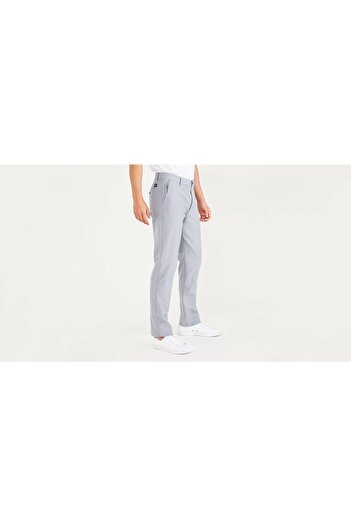 Dockers Smart 360 Comfort Knit Gri Slim Fit Chino Pantolon