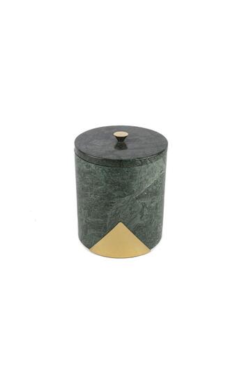 Mikasa Moor GREEN GOLD MARBLE DECOR BOX 11X14CM