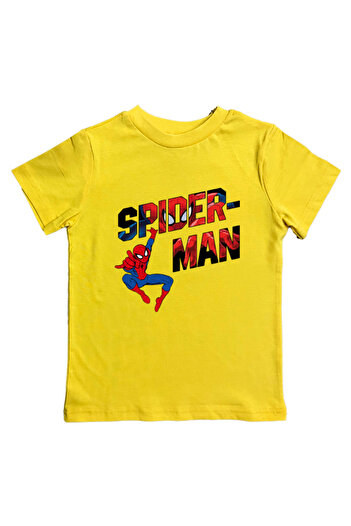 SPIDERMAN printed spider-man cotton combed cloth summer children's T-shirt
