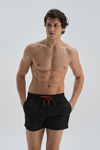 Dagi Μαύρο Micro Short απλό μαγιό σορτς