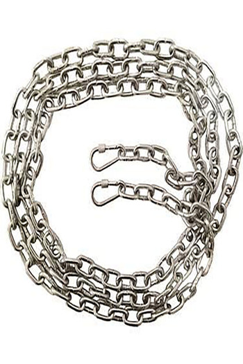 PADRİ Dog Tethering Chain 5 Mm 6 Meters + 2 Screw Carabiners
