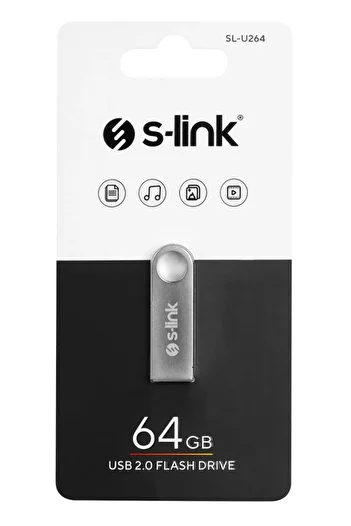 S-LINK ذاكرة فلاش USB سعة 64 جيجابايت - برنامج تشغيل
