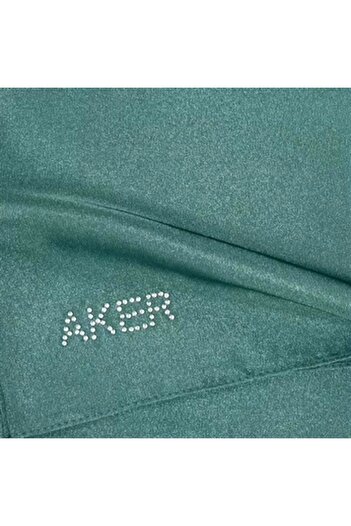 Aker Κρυστάλλινο Κασκόλ - Μονόχρωμο - 3030200-952 - Πράσινο