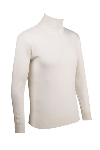 Çizgi Triko Men's Full Turtleneck Knitwear Sweater with Straight Sleeve and Elastic Waist Steel Knit Classic Fit