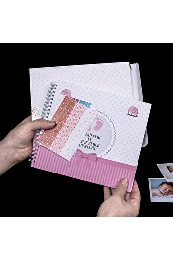 Nobbystar Pregnancy And Mother Baby Diary - With Sticker Gift