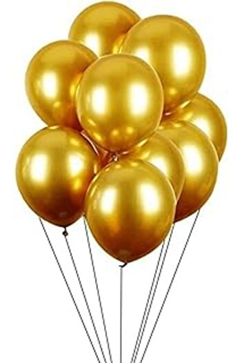 TATLI GÜNLER GOLD 20 ADET METALİK BALON BÜYÜK BOY 30 CM