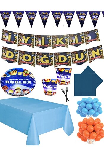 parti Roblox 8 Person Birthday Set