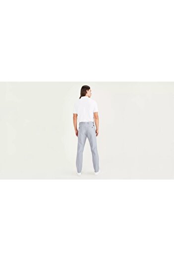 Dockers Smart 360 Comfort Knit Gri Slim Fit Chino Pantolon