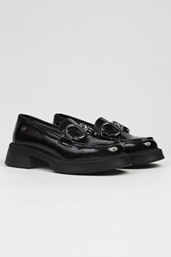 Pierre Cardin ®| PC-52650 - Patent Leather Black-Women's Casual Shoes