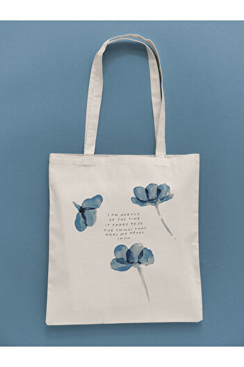 daystore I'M Worthy of the Time Cloth Bag