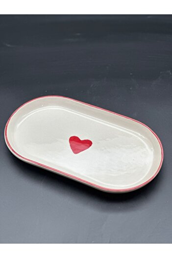 MeGgDecor 1 Adet Kalpli 23*13cm Kayık Tabak