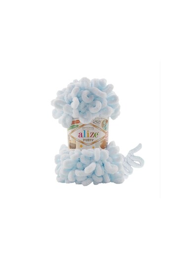 Alize Puffy 730 Baby Blue 5 Συσκευασία