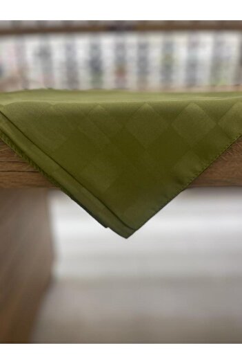 FRESCO SCARFS Kadın Tesettür Ipeksi Jakar Dama Desen Eşarp*haki