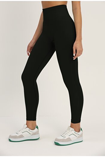 based on basics Seamless Black Push Up Recovery Sports Leggings
