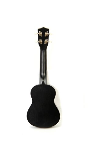 PUKA Black Colored Covered Soprano Size Rose Fingerboard and Threshold Ukulele
