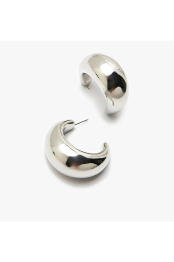 Vitastyle Halfmoon Chunky Plumy Earrings