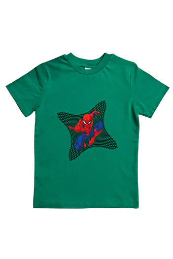 SPIDERMAN printed spider-man cotton combed cloth summer children's T-shirt