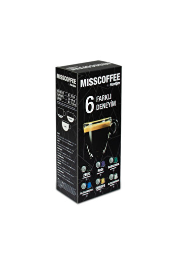 Fantom Misscoffee 6 Different Experience Box Compatible with Nespresso System