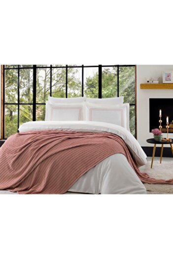Özdilek 7 Piece Dowry Bedding Set with Bed Cover (Bridal Set) Natural Breeze Decorose