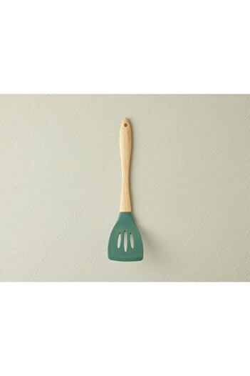 English Home Liana Grill Spatula Silicone Grill Spatula Serving Utensil Dark Green