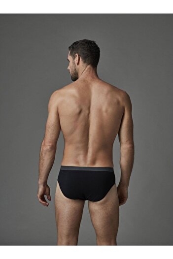 Dagi Black Micro Modal Slip Panties