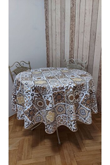 gonk Round Duck (LIQUID PUSHER, SPOT-PROOF) Fabric, Table Cloth
