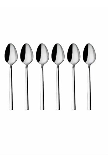 Kardelen 12 Pieces Istanbul 18/10/304 Plain Stick Tea Spoons