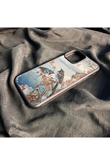 TREND Hokusai Japon Kültürü Kırılmaz (TEMPERLİ) Cam Sert Plastik Iphone 13 Telefon Kılıfı