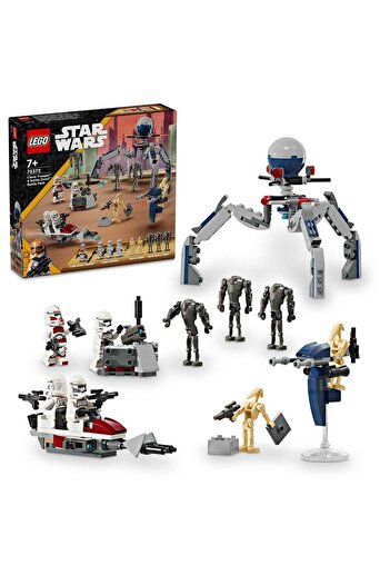 LEGO ® Star Wars™ Clone Trooper and Combat Droidi Battle Pack Set 75372- Age 7 and Up Star Wa