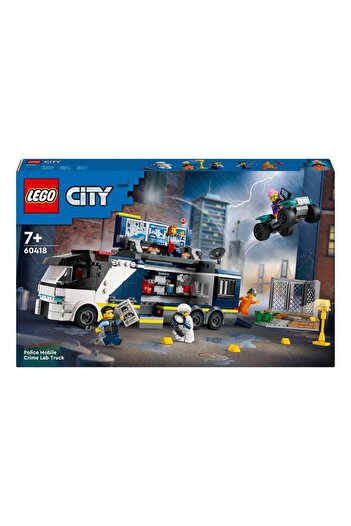 LEGO City Polis Mobil Suç Laboratuvarı Kamyonu 60418 - 7 Yaş ve Üzeri Çocuklar için Polis Mi