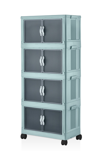 FORSACE Foldable Organizer Wardrobe Multi-Purpose with Lid Portable Stylish Looking