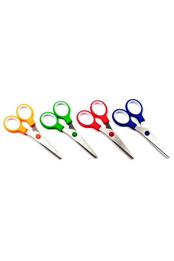 Bigpoint Double Colored School Scissors Economical Pack of 48