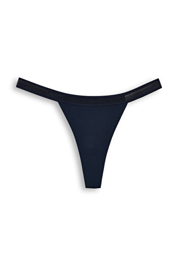 HNX Interlock Laser Cut Honeycomb Rubber Ghost Women's Thong Panties
