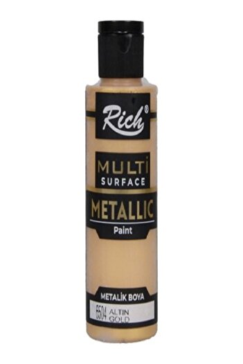 Rich Multi Surface Metallic Paint - Metalik Boya (her Yüzeyde Kullanılır 03711altın