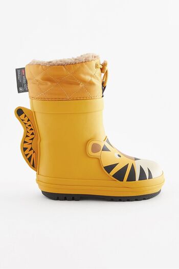 Next Baby Sarı Kaplan Su Geçirmez Unisex Çocuk Çizme