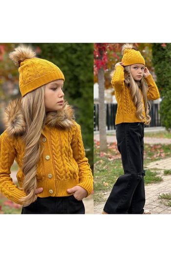 nisaykids Girl's Knitwear Cardigan