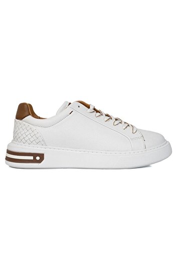 Greyder 14811 Model White Leather Men's Sneakers