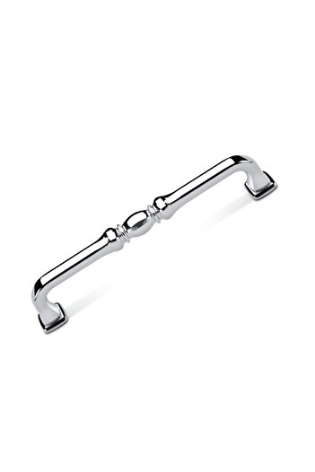 senRo yapı Market Zehra Chrome Luxury Handle Handle 128 mm Handle Kitchen Cloakroom Mobiya Handle Cabinet Handle Drawer